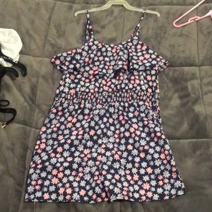 Girls floral romper